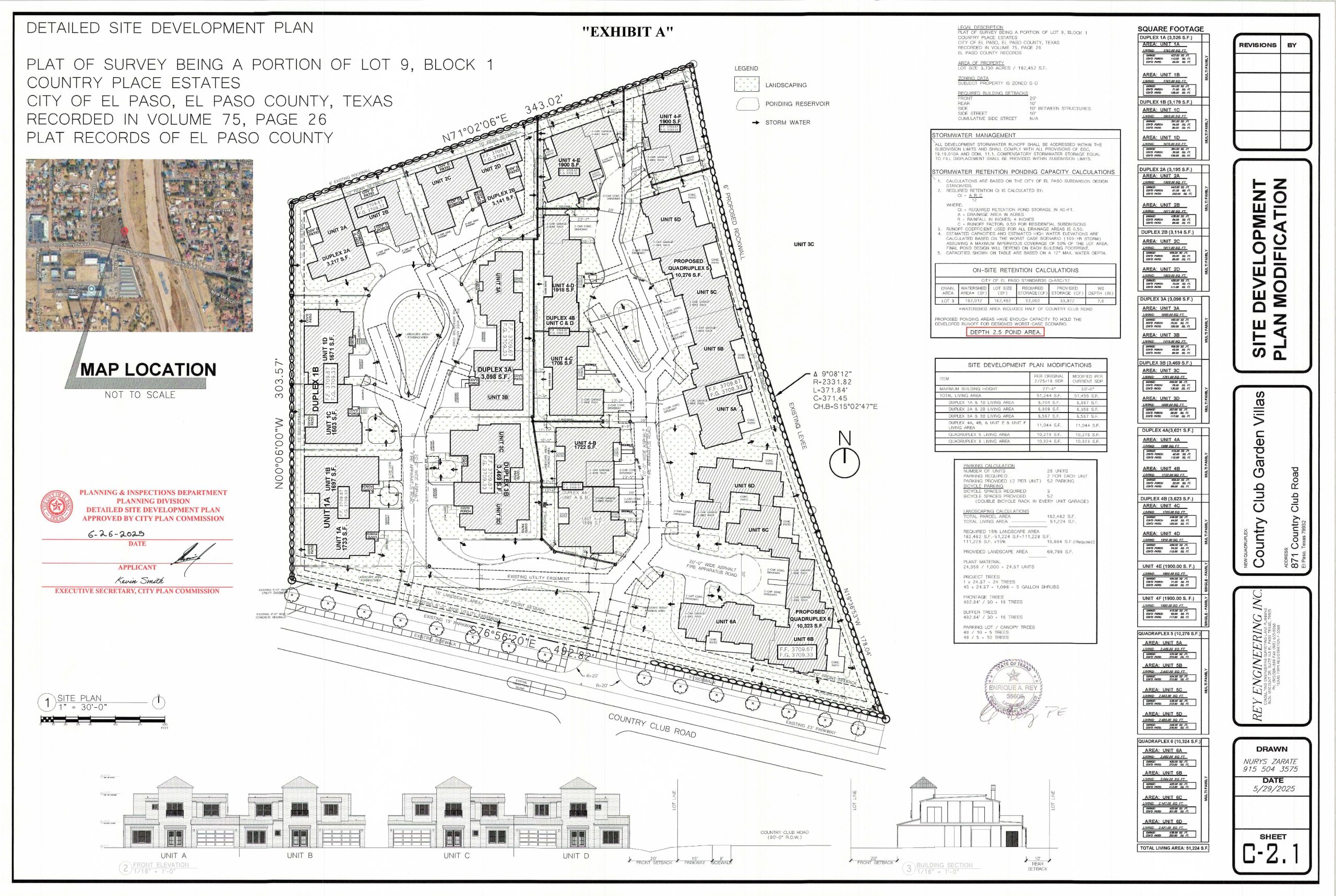 2025 detailed site plan